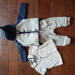 Baker by Ted Baker 3 piece outfit 6-9 mth